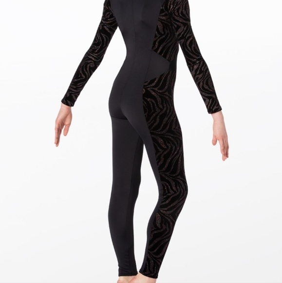 Weissman Exotic Animal Zip-Front Unitard XS Adult - Picture 2 of 8